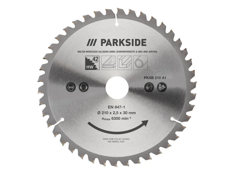 PARKSIDE® Lame de scie circulaire PKSB 210 A1. Ø 21 cm