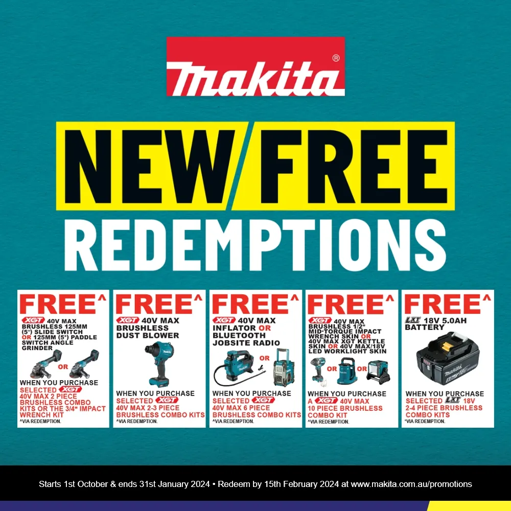 MAKITA 18V BRUSHLESS 10 PIECE 3 X 5.0AH COMBO KIT DLX1030PT