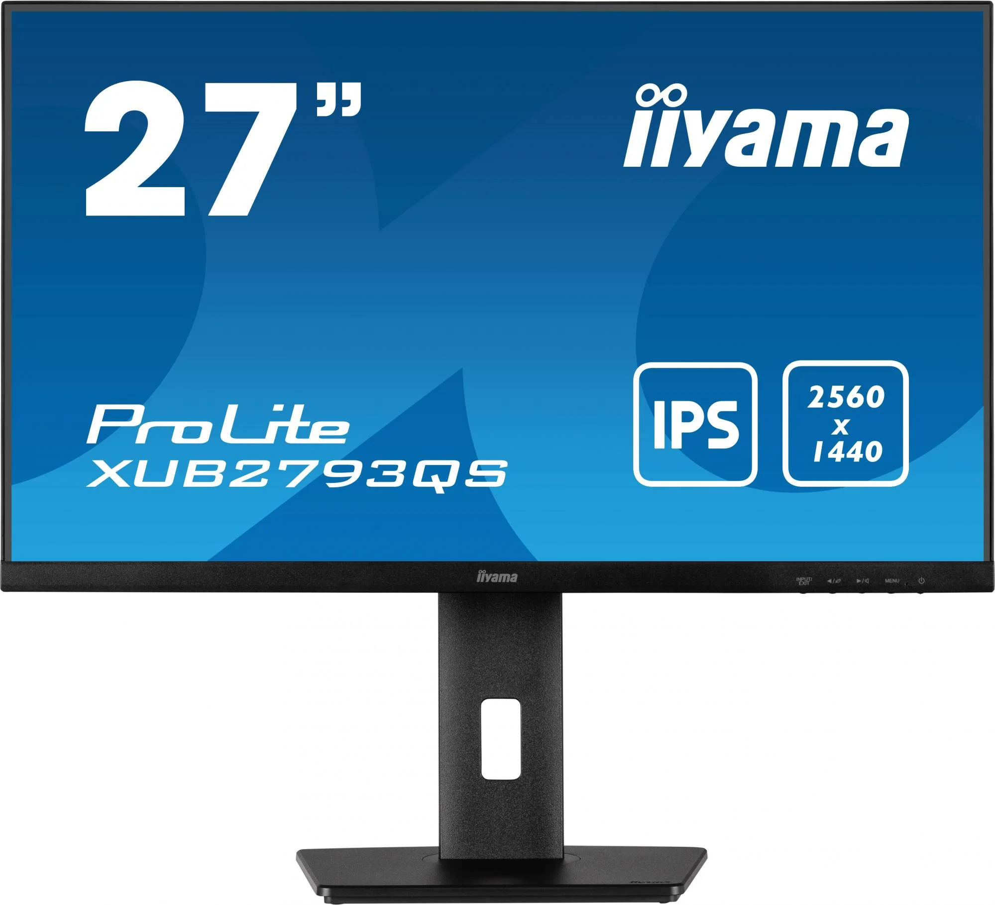 iiyama ProLite XUB2793QS-B1 27 2560 x 1440 (2K) HDMI DisplayPort 75Hz Pivot Skærm