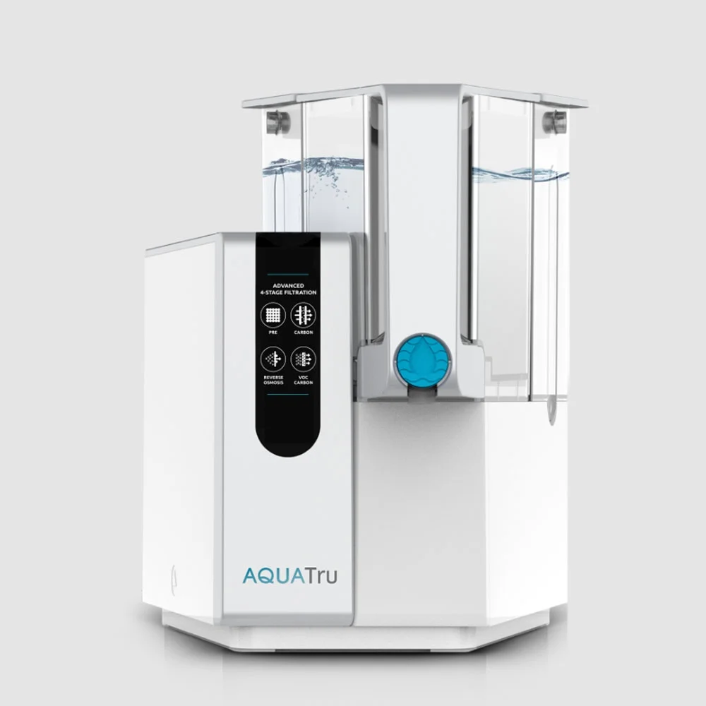 AquaTru Classic Countertop Water Filtration System with 4-Stage Ultra Reverse Osmosis, BPA Free